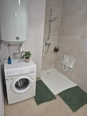 Salle de bains dans l'établissement Séjour au cœur des Pierres Dorées