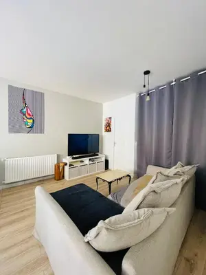 Télévision ou salle de divertissement dans l'établissement Cocon Lyon, terrasse, WIFI, bus