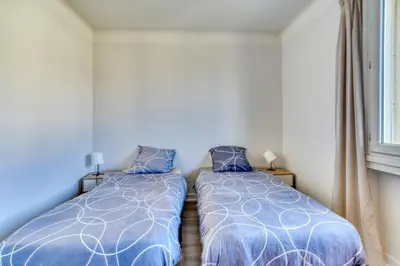 Un ou plusieurs lits dans un hébergement de l'établissement Le Grand Refuge - Terrasse Privée - Jonage