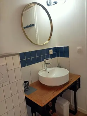 Salle de bains dans l'établissement Appartement