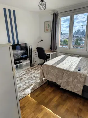 Un ou plusieurs lits dans un hébergement de l'établissement Chambre