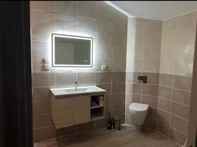Salle de bains dans l'établissement Chez aurelie