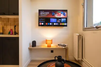 Télévision ou salle de divertissement dans l'établissement Le Célestin - Signature Urbaine