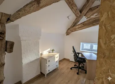 Plan de l'établissement Studio spacieux avec bureau - Calme & Proche Lyon