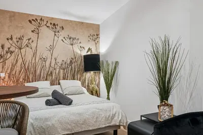 Un ou plusieurs lits dans un hébergement de l'établissement Pop Cordelier - Appartement idéal au coeur de Lyon