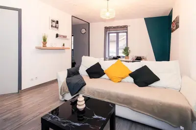 Coin salon dans l'établissement Chic Stopover L'Olivier City Center & Flavors
