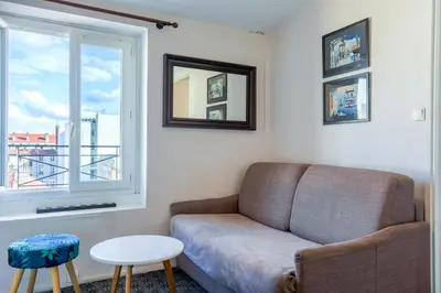 Coin salon dans l'établissement Lyon Premium- Nid Cosy
