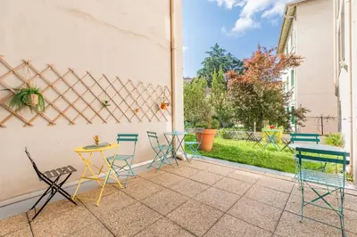 Jardin de l'établissement Appart'City Classic Lyon Villeurbanne