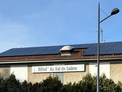 Plan de l'établissement Hôtel Au Val De Saône Free Parking