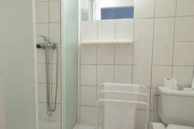 Salle de bains dans l'établissement Hôtel des Facultés
