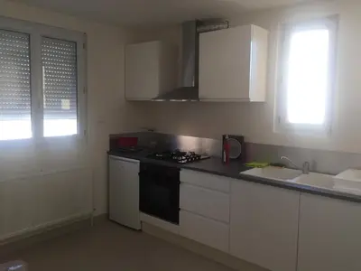 Cuisine ou kitchenette dans l'établissement Gite Le Logis Dauphinois