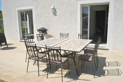 Terrasse ou espace extérieur de l'établissement La Marina