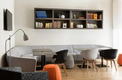 Coin salon dans l'établissement Citadines Presqu'île Lyon