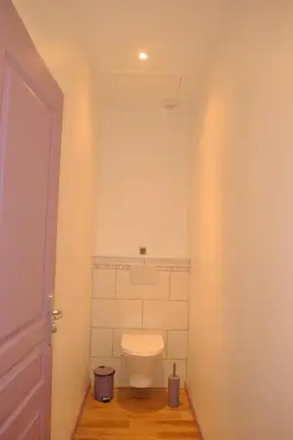 Salle de bains dans l'établissement Domaine de la Poyat