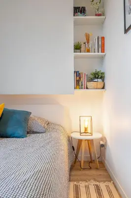Un ou plusieurs lits dans un hébergement de l'établissement Le Cocon Lumière
