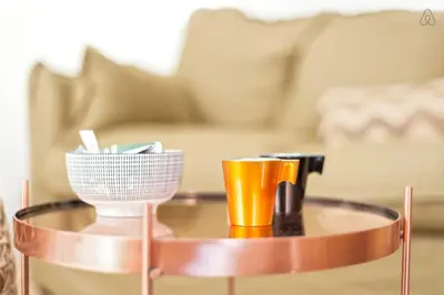 Coin salon dans l'établissement GuestReady - Bohemian and Chic Studio Vieux Lyon