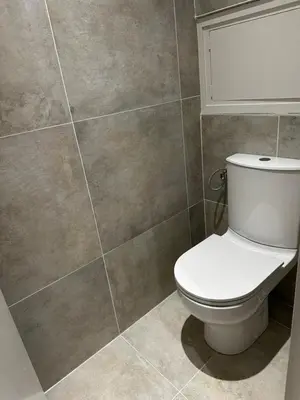 Salle de bains dans l'établissement Hotel Azur