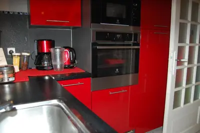 Cuisine ou kitchenette dans l'établissement Villa Panoramique