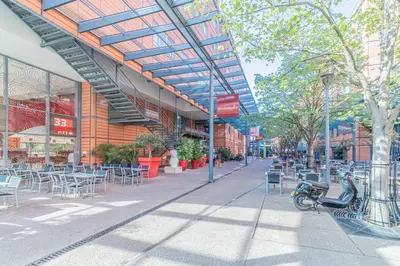 Restaurant ou autre lieu de restauration dans l'établissement Residence Montempo Appart'Hôtel Lyon Cite Internationale