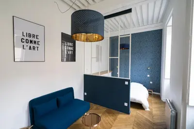 Coin salon dans l'établissement Doyenné Vieux Lyon