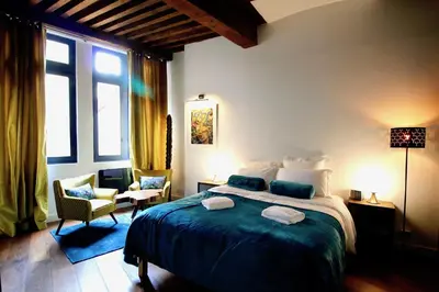 Un ou plusieurs lits dans un hébergement de l'établissement 3e secret en plein coeur du Vieux Lyon