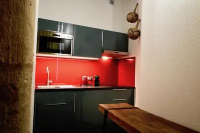 Cuisine ou kitchenette dans l'établissement 3e secret en plein coeur du Vieux Lyon