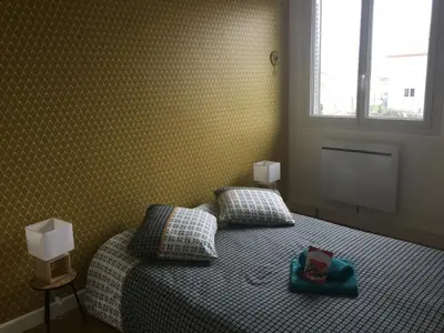 Un ou plusieurs lits dans un hébergement de l'établissement MONTALIEU SEJOUR 2 Maisons, Les tulipes ou Les Bambous