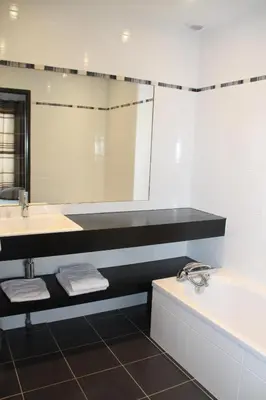 Salle de bains dans l'établissement Hôtel Le Domaine des Vignes Ampuis Lyon Sud Vienne