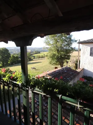 Jardin de l'établissement Chez Jacotte et Elia