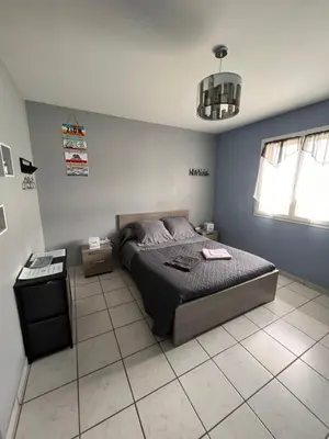 Un ou plusieurs lits dans un hébergement de l'établissement Chambres d'Hôtes Chez Florence