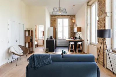 Coin salon dans l'établissement DIFY Lumière - Masséna