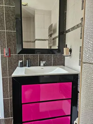 Salle de bains dans l'établissement Le Berthoir
