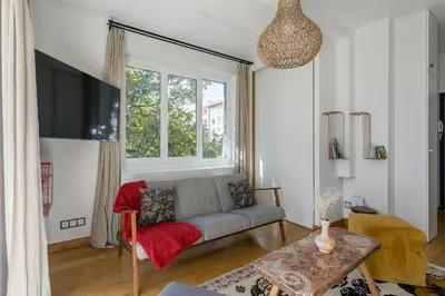 Télévision ou salle de divertissement dans l'établissement MAISON STELLA