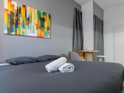 Un ou plusieurs lits dans un hébergement de l'établissement Le Nid Lyonnais - Montchat