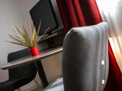 Télévision ou salle de divertissement dans l'établissement Mercure Villefranche-sur-Saône