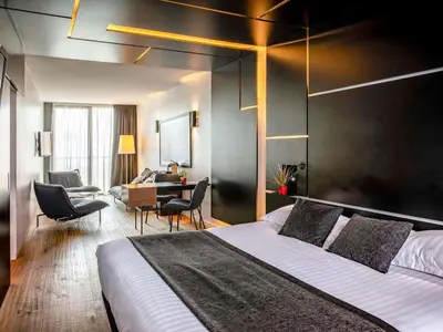 Coin salon dans l'établissement Mercure Villefranche-sur-Saône
