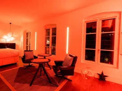 Coin salon dans l'établissement MiHotel Vieux Lyon