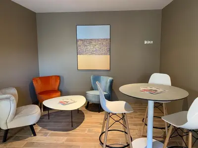 Coin salon dans l'établissement La Maison du Faisan Doré