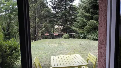 Jardin de l'établissement Villas en chanay