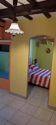 Un ou plusieurs lits dans un hébergement de l'établissement Villas en chanay