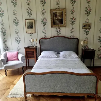 Un ou plusieurs lits dans un hébergement de l'établissement Château des Charmes