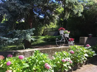 Jardin de l'établissement GITE PASQUIER