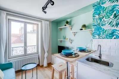 Coin salon dans l'établissement HONORÊ - Suite Carnot