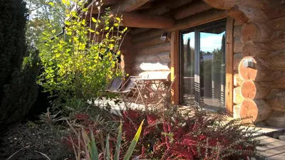 Jardin de l'établissement Les Chalets de Maramour