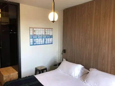 Un ou plusieurs lits dans un hébergement de l'établissement Best Western Bridge Hotel Lyon East