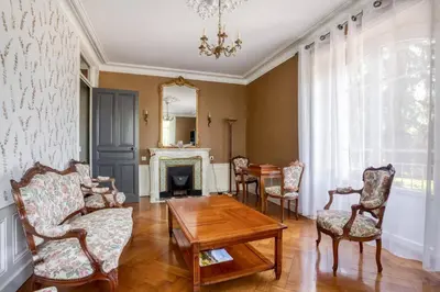Cuisine ou kitchenette dans l'établissement Le Clos des Pervenches