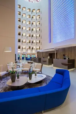 Coin salon dans l'établissement Radisson Blu Hotel, Lyon