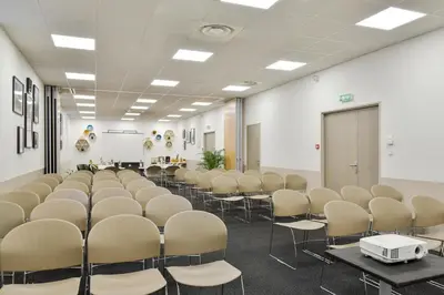 Espace de conférence ou salle de réunion dans l'établissement Appart'City Classic Lyon Part-Dieu