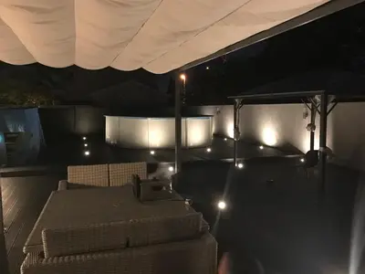 Coin salon dans l'établissement Pavillon bon enfant