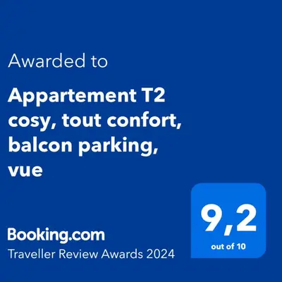 Certificat, récompense, panneau ou autre document affiché dans l'établissement Cosy Appart - Proche Eurexpo - Balcon - Parking - Spacieux T2